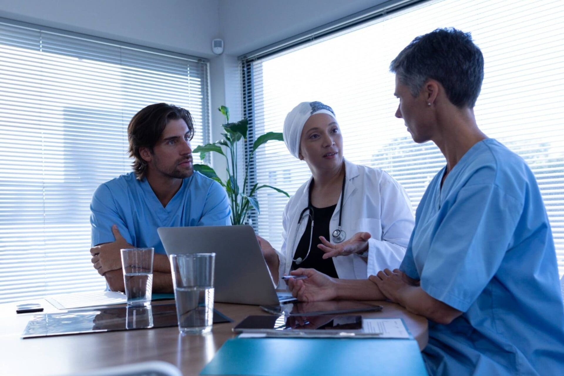 doctors engaged in a conversation